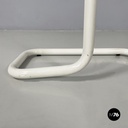 Italian modern White metal valet stand coat hanger by Gieffe, 1970s