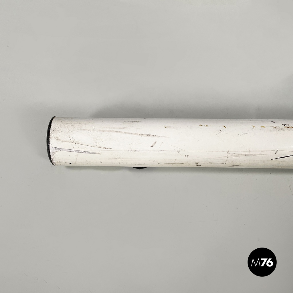 Italian modern White metal valet stand coat hanger by Gieffe, 1970s