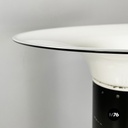 Italian modern Floor lamp in opaline glass metal plastic by Gino Vistosi, 1970s