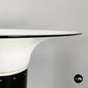 Italian modern Floor lamp in opaline glass metal plastic by Gino Vistosi, 1970s