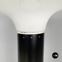 Italian modern Floor lamp in opaline glass metal plastic by Gino Vistosi, 1970s