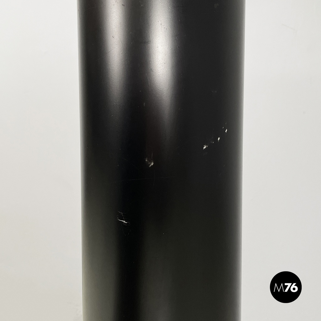 Italian modern Floor lamp in opaline glass metal plastic by Gino Vistosi, 1970s