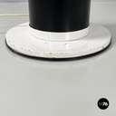 Italian modern Floor lamp in opaline glass metal plastic by Gino Vistosi, 1970s