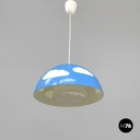 Lampadario azzurro Skojig di Henrik Preutz per Ikea, primi del 2000 ca.