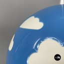 Lampadario azzurro Skojig di Henrik Preutz per Ikea, primi del 2000 ca.