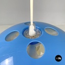 Lampadario azzurro Skojig di Henrik Preutz per Ikea, primi del 2000 ca.