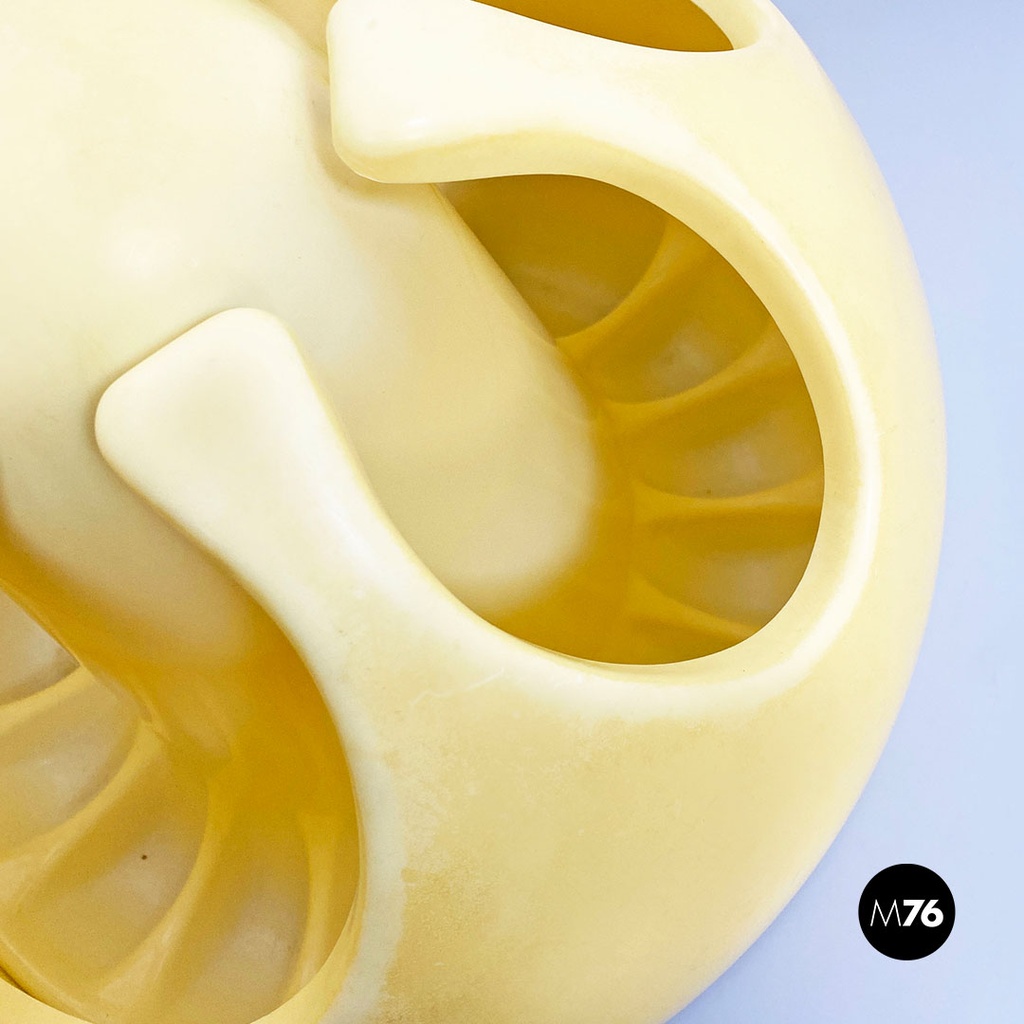 Portaombrelli in plastica gialla, 1970s