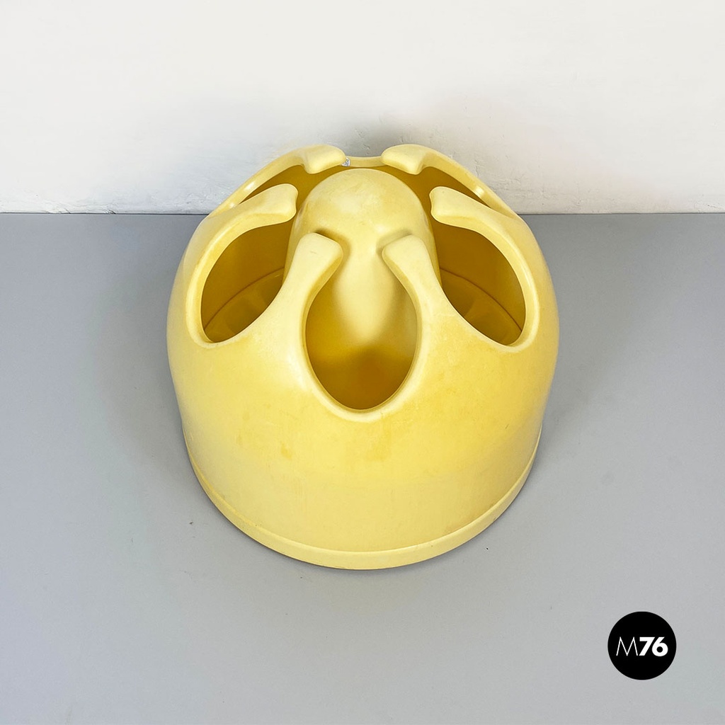 Portaombrelli in plastica gialla, 1970s