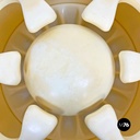 Portaombrelli in plastica gialla, 1970s