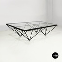 Italian modern rectangular coffee table Alanda by Paolo Piva for B&B, 1980s