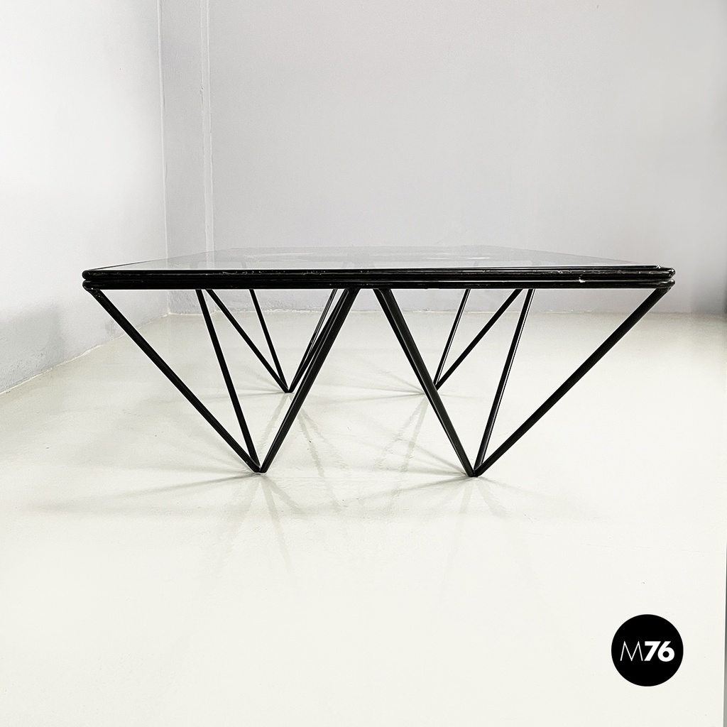 Italian modern rectangular coffee table Alanda by Paolo Piva for B&B, 1980s