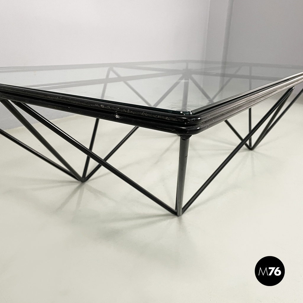Italian modern rectangular coffee table Alanda by Paolo Piva for B&B, 1980s