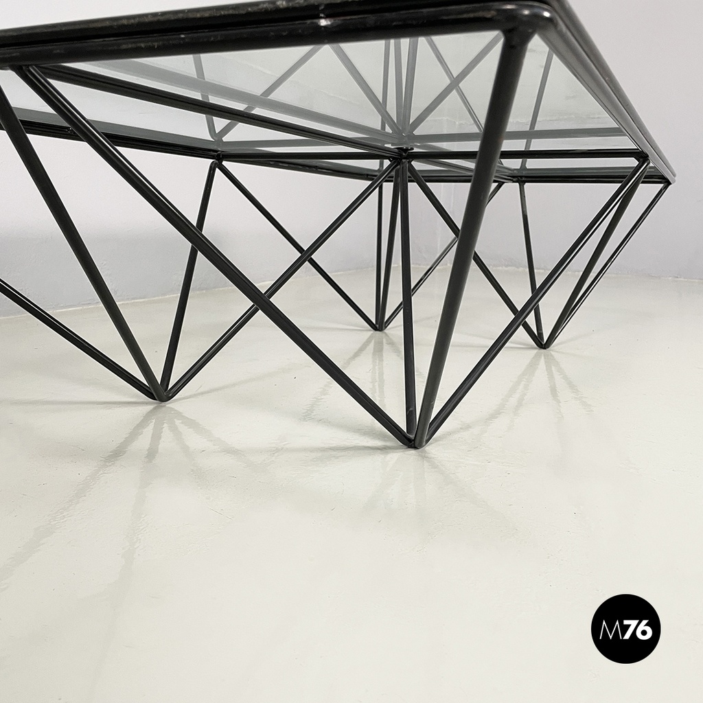 Italian modern rectangular coffee table Alanda by Paolo Piva for B&B, 1980s