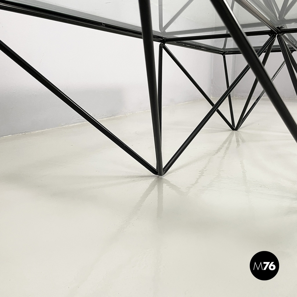 Italian modern rectangular coffee table Alanda by Paolo Piva for B&B, 1980s