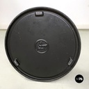 Lampada da tavolo in metallo verniciato nero e oro, 1970 ca.