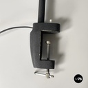 Lampada da tavolo in metallo verniciato nero e oro, 1970 ca.