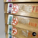 Italian mid-century modern wood chest of drawers by Cucirini Tre Stelle, 1960s