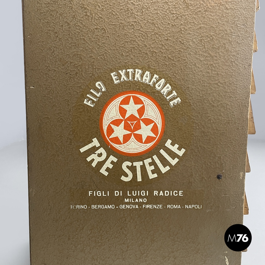 Italian mid-century modern wood chest of drawers by Cucirini Tre Stelle, 1960s