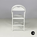 Italian mid-century modern grey wood folding chair Tric by Castiglioni, 1960s