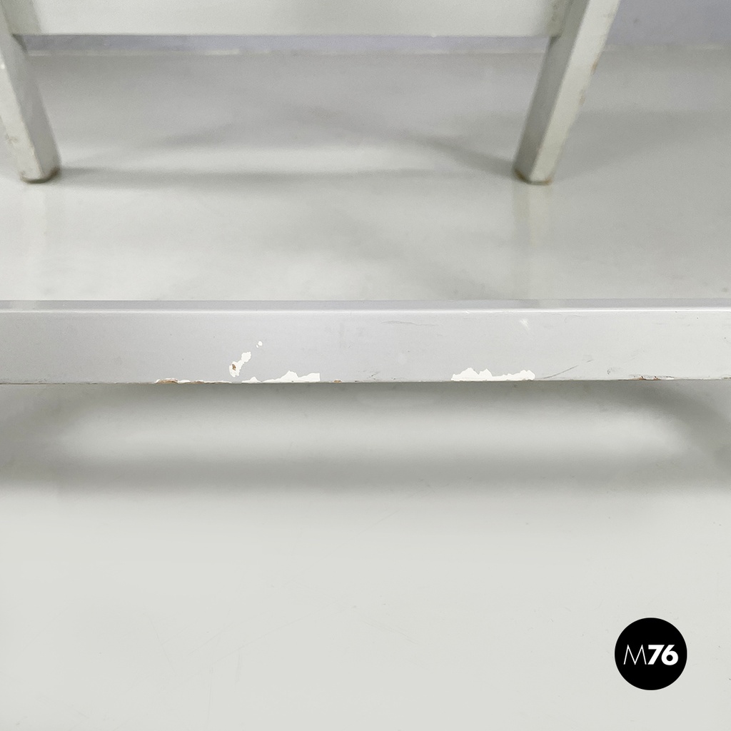 Italian mid-century modern grey wood folding chair Tric by Castiglioni, 1960s