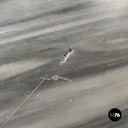 Italian antique console table in wood and marble with inlay decorations, 1840