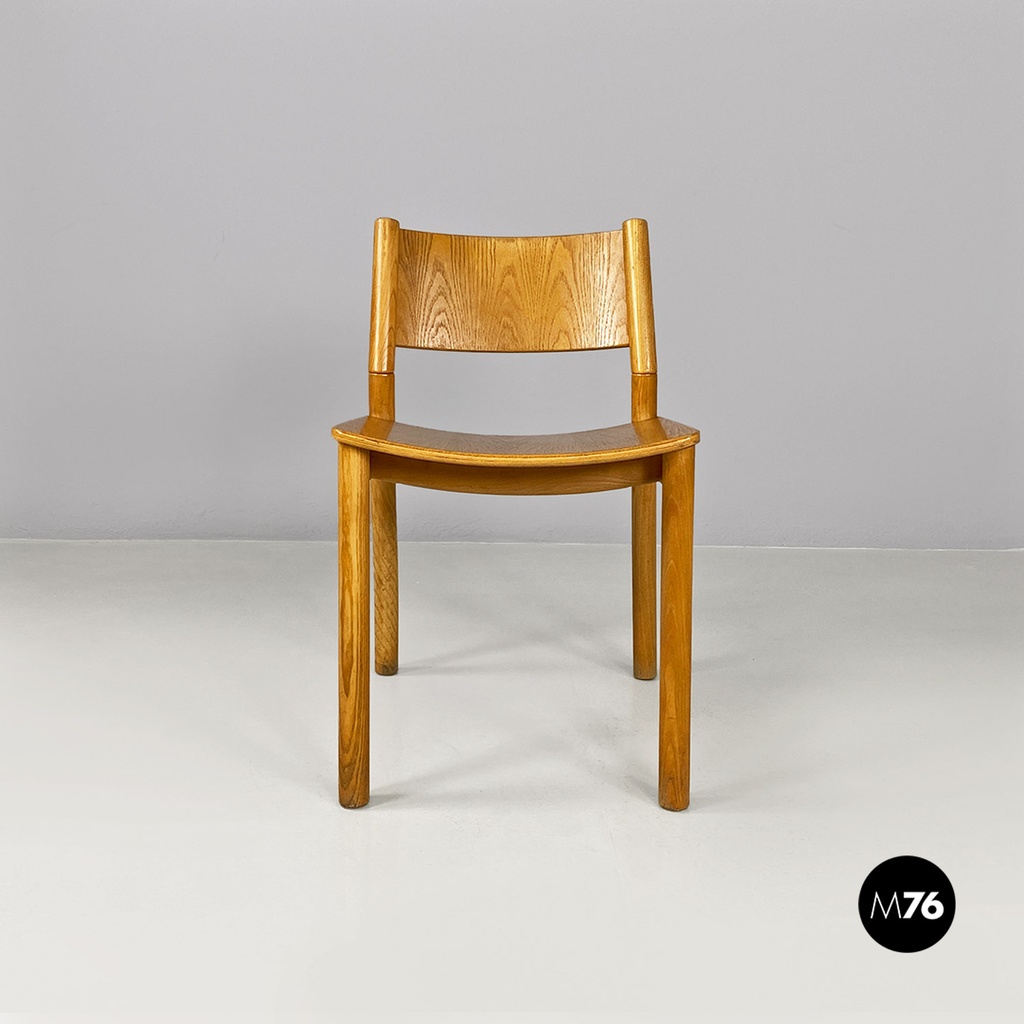 Sedie in legno, 1980 ca.