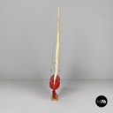 English mid-century modern red sailing boat model by Star Yacht Birkenhead 1960s