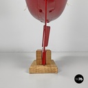 English mid-century modern red sailing boat model by Star Yacht Birkenhead 1960s