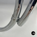 American modern black leather armchair MR40 Mies van der Rohe for Knoll, 1980s