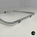 American modern black leather armchair MR40 Mies van der Rohe for Knoll, 1980s