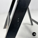 Italian mid-century modern black folding chair Tric Castiglioni BBB, 1960s