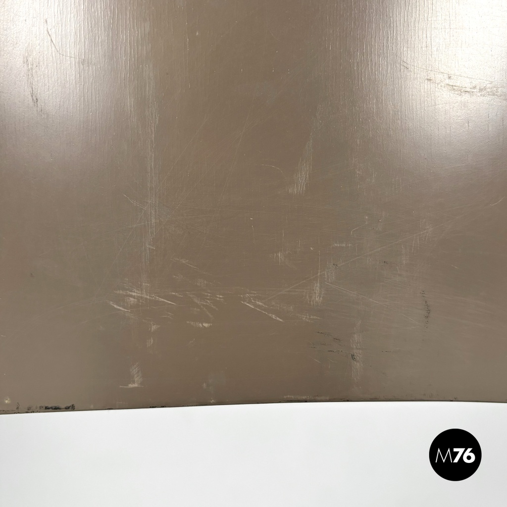 Italian mid-century modern brown folding chair Tric Castiglioni Bonacina, 1960s