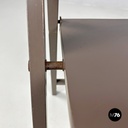 Italian mid-century modern brown folding chair Tric Castiglioni Bonacina, 1960s