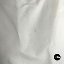 Italian modern white fabric wood folding deckchair Tripolina by Citterio, 1970s