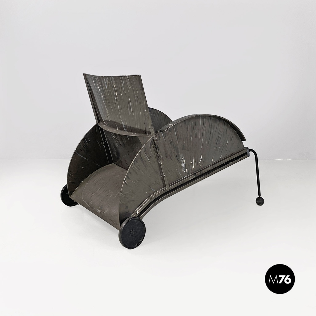 Lounge chair 4841 di Anna Castelli Ferrieri per Kartell, 1980 ca.