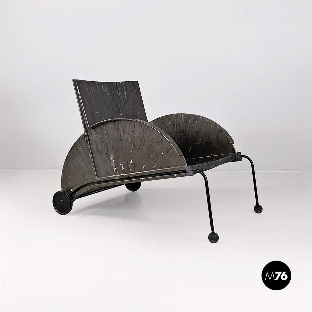 Lounge chair 4841 di Anna Castelli Ferrieri per Kartell, 1980 ca.