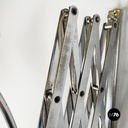 Italian mid-century modern Pantograph wall lamp in red metal, 1960s