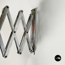 Italian mid-century modern Pantograph wall lamp in red metal, 1960s