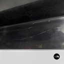 Italian modern black shiny plastic shelves by Marcello Siard for Kartell, 1970s