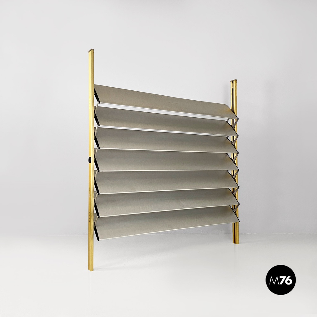 French industrial brise-soleil aluminium panel by Jean Prouvè, 1956