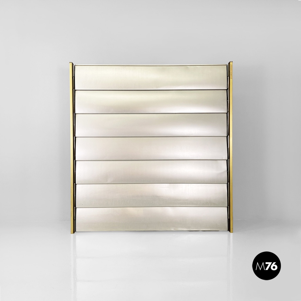 French industrial brise-soleil aluminium panel by Jean Prouvè, 1956