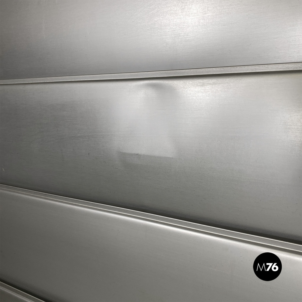 French industrial brise-soleil aluminium panel by Jean Prouvè, 1956