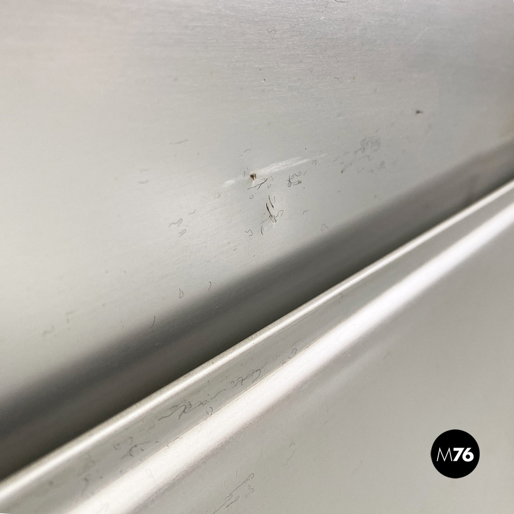 French industrial brise-soleil aluminium panel by Jean Prouvè, 1956