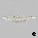 Lampadario di Barovier&Toso in vetro di Murano trasparente, 1940 ca.