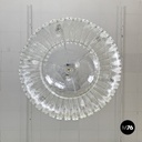 Lampadario di Barovier&Toso in vetro di Murano trasparente, 1940 ca.