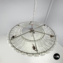 Lampadario di Barovier&Toso in vetro di Murano trasparente, 1940 ca.