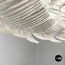 Lampadario di Barovier&Toso in vetro di Murano trasparente, 1940 ca.