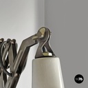 Italian mid-century modern pantograph wall lamps with white metal diffuser 1960s