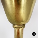 Lampada da terra in ottone, 1940 ca.