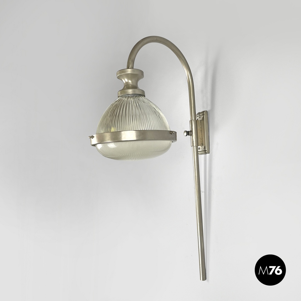 Italian mid-century modern metal wall lamp by Sergio Mazza for Artemide, 1960s